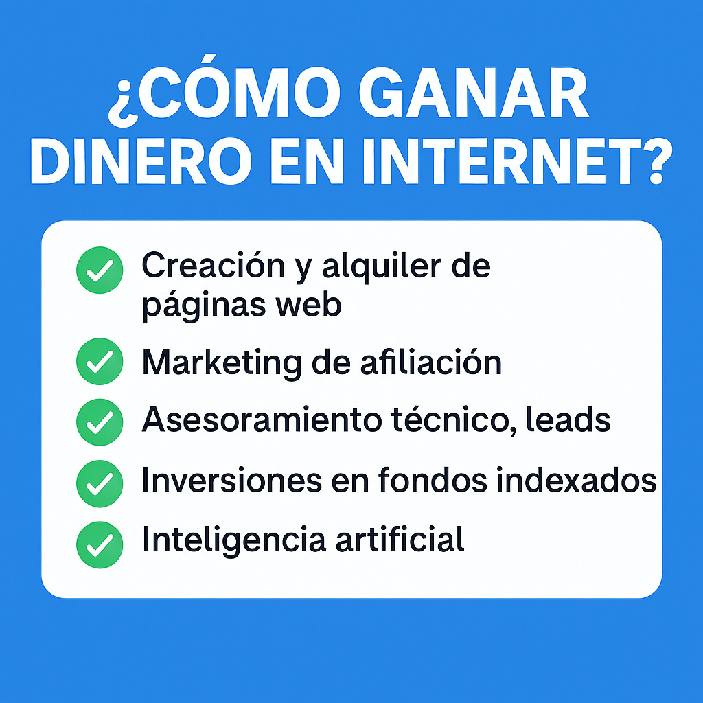 ¿Cómo ganar dinero en Internet?