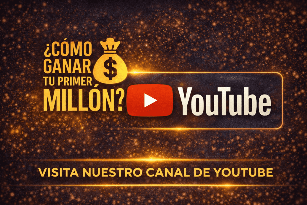 como-ganar-mi-primer-millon-logo-youtube-canal-videos-gana